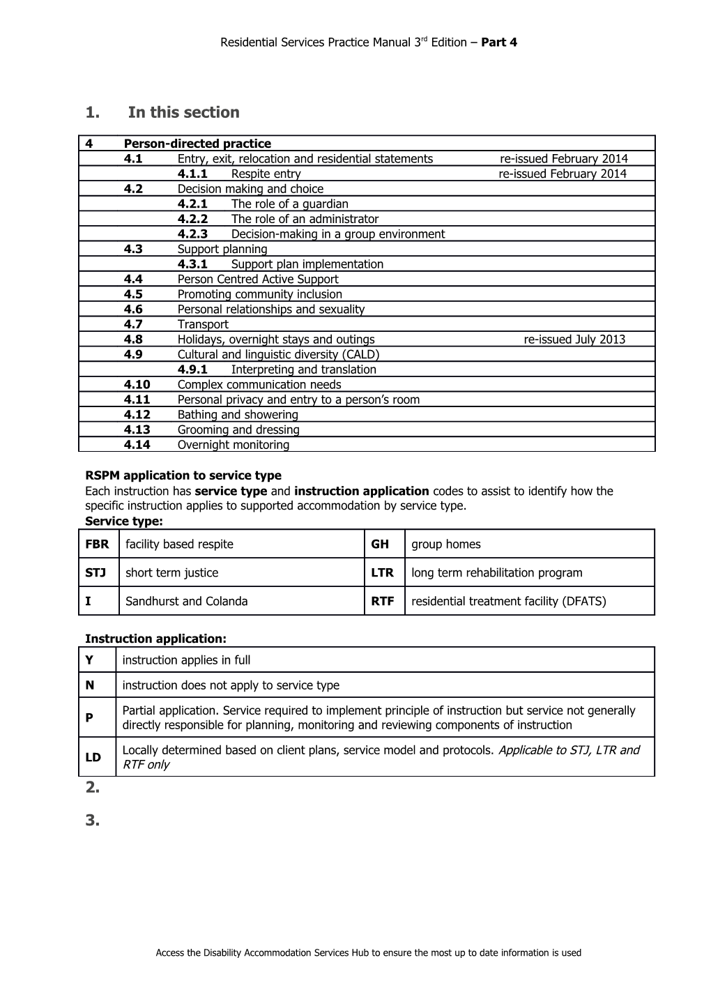 Residential Services Practice Manual 3Rd Edition Part 4 February 2014