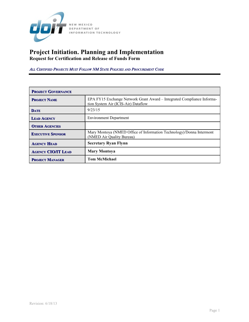 Project Initiation. Planning and Implementation