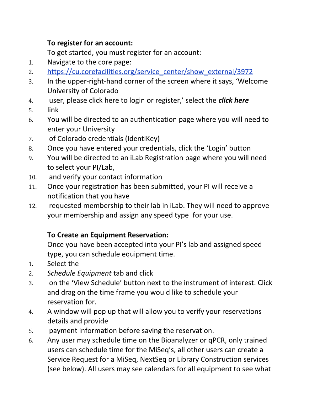 To Get Started, You Must Register for an Account