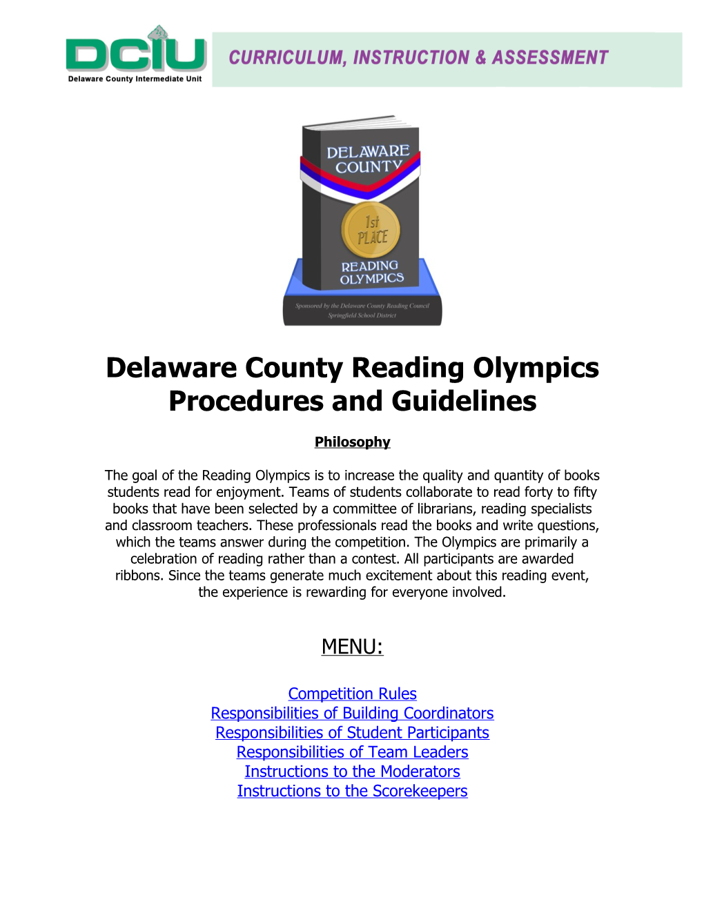 Chester County Reading Olympics