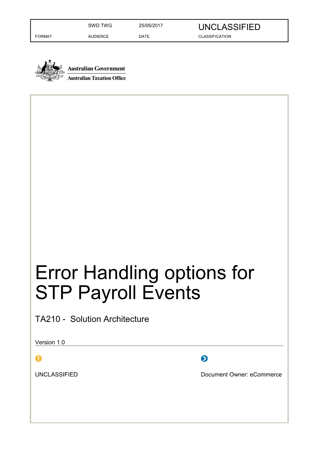 Document Versioning Is Described in IT Standard 03