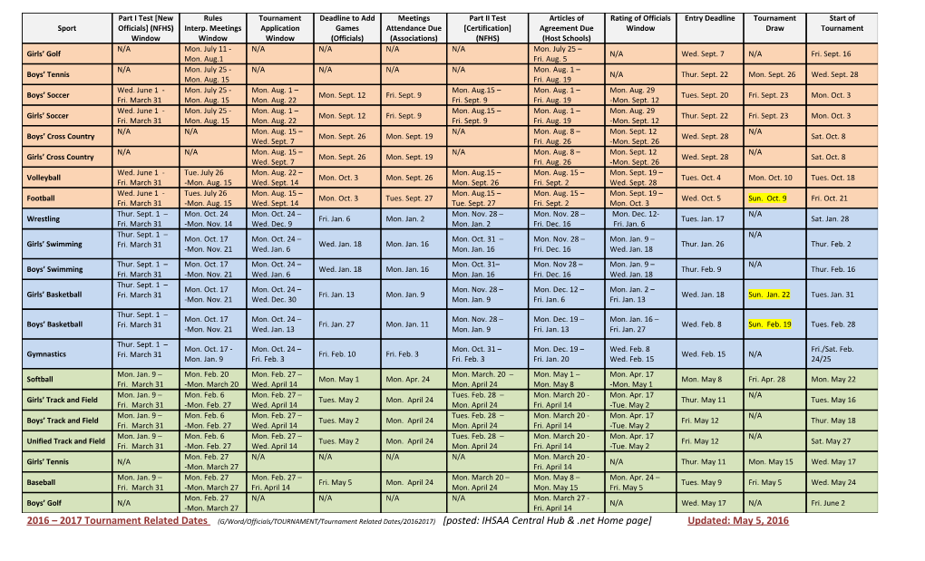 2016 2017 Tournament Related Dates (G/Word/Officials/TOURNAMENT/Tournament Related