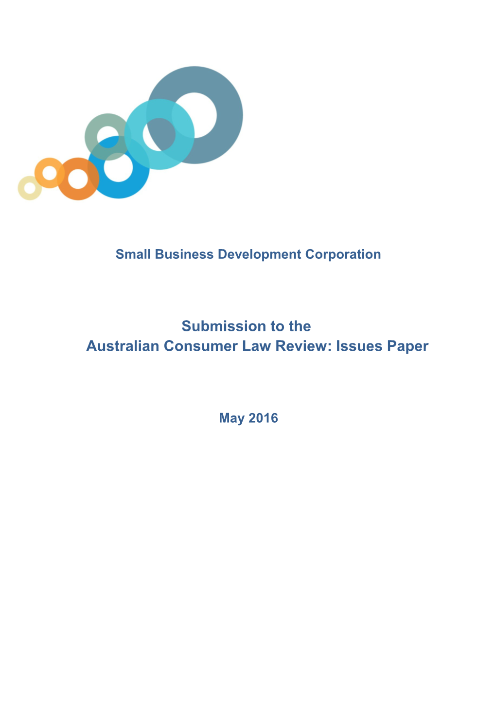Submission to the Australian Consumer Law Review: Issues Paper