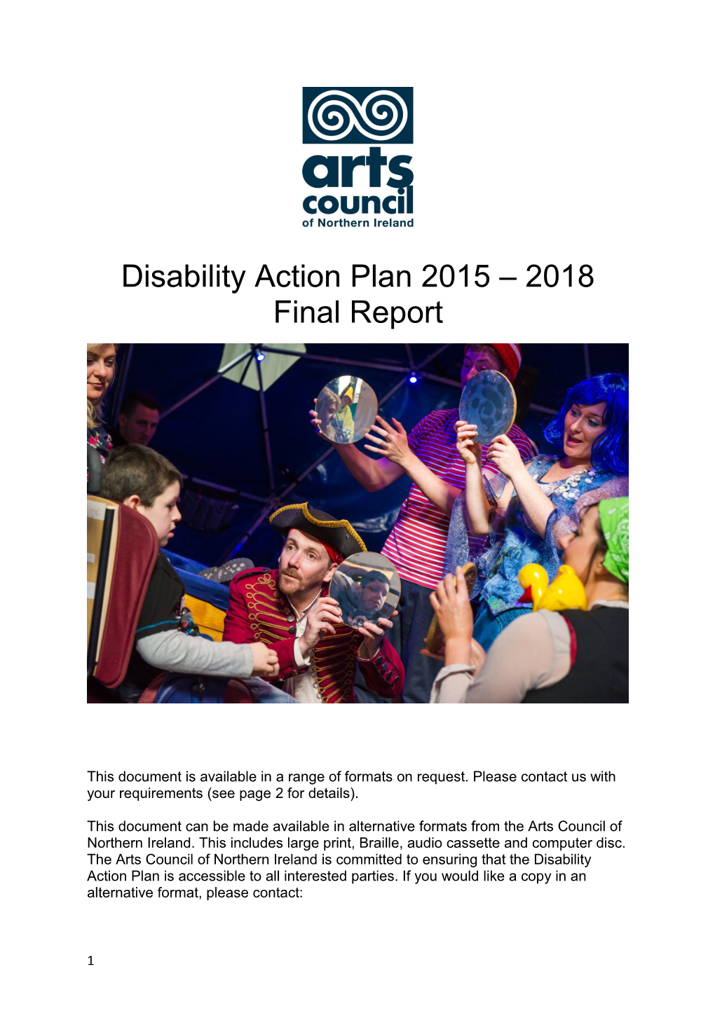 Disability Action Plan 2015 2018