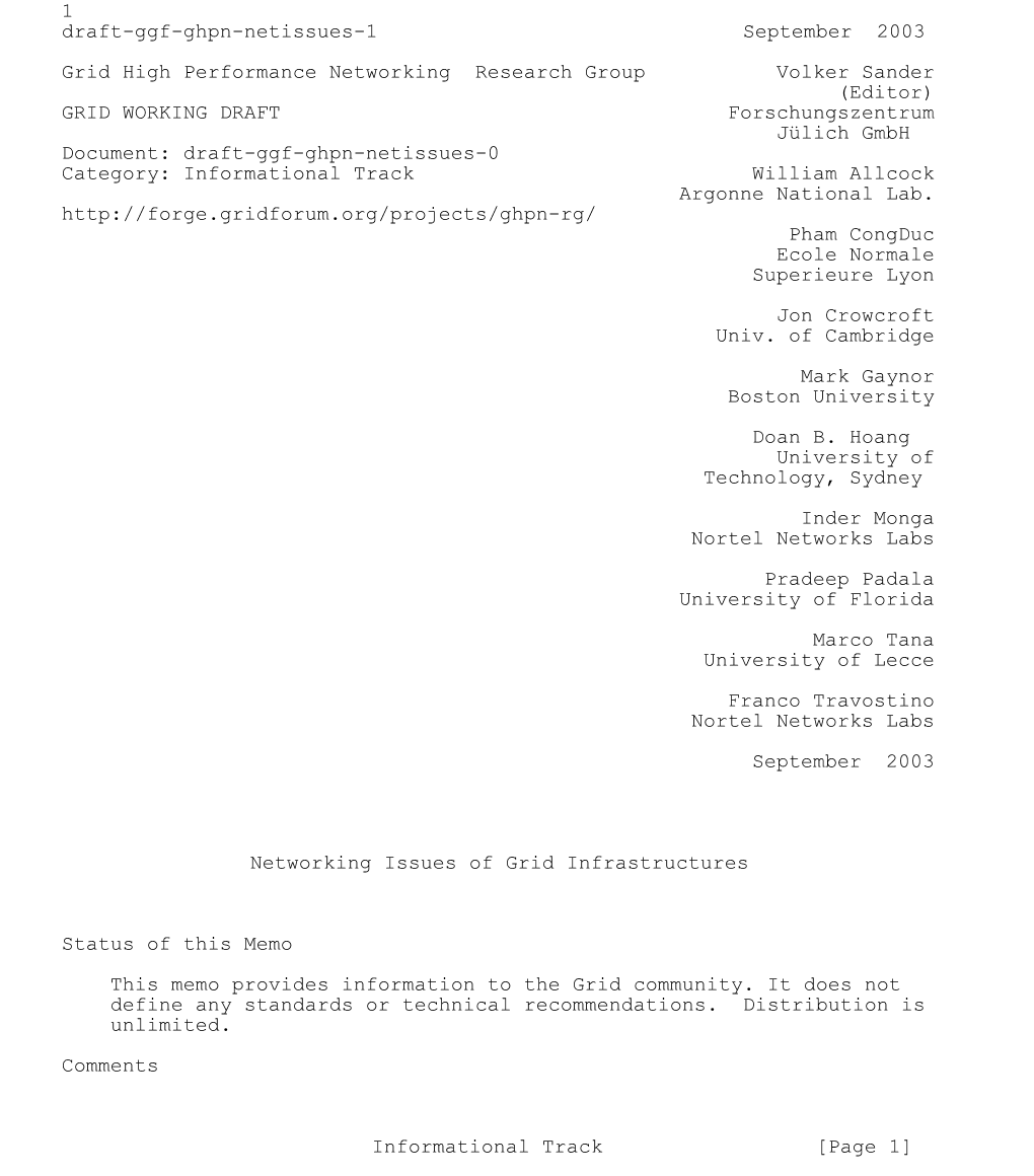 Draft-Ggf-Ghpn-Netissues