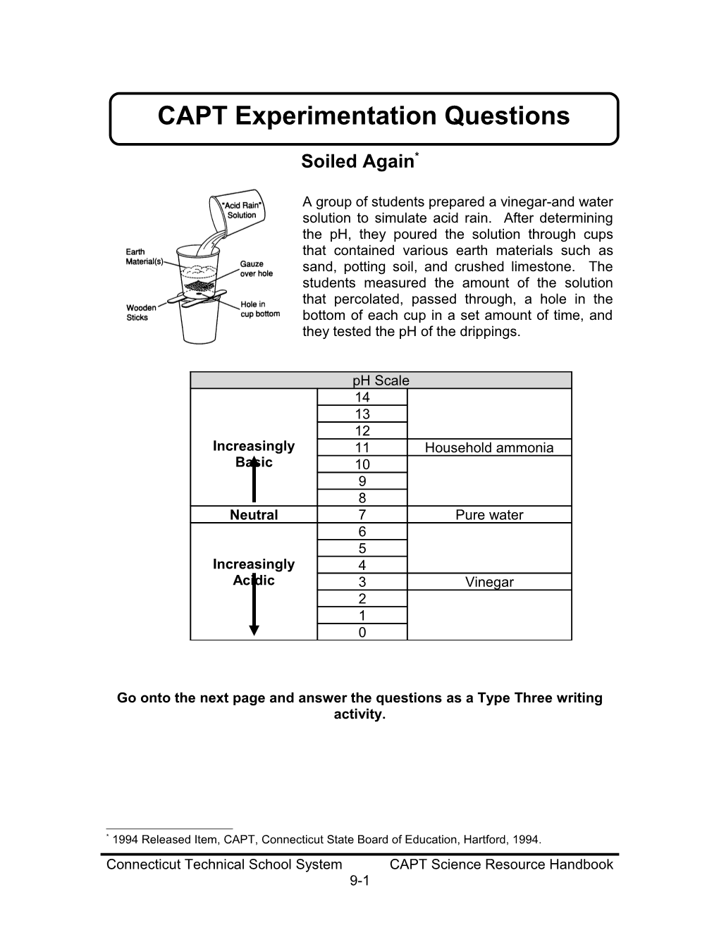 Go Onto the Next Page and Answer the Questions As a Type Three Writing Activity