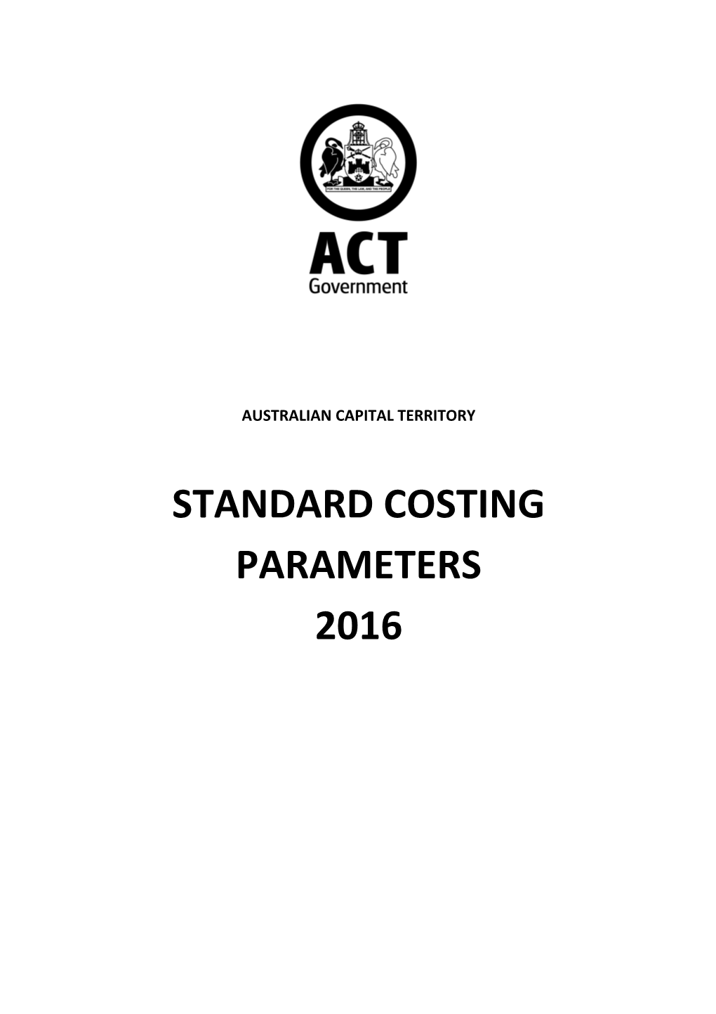 Standard Costing Parameters 2016