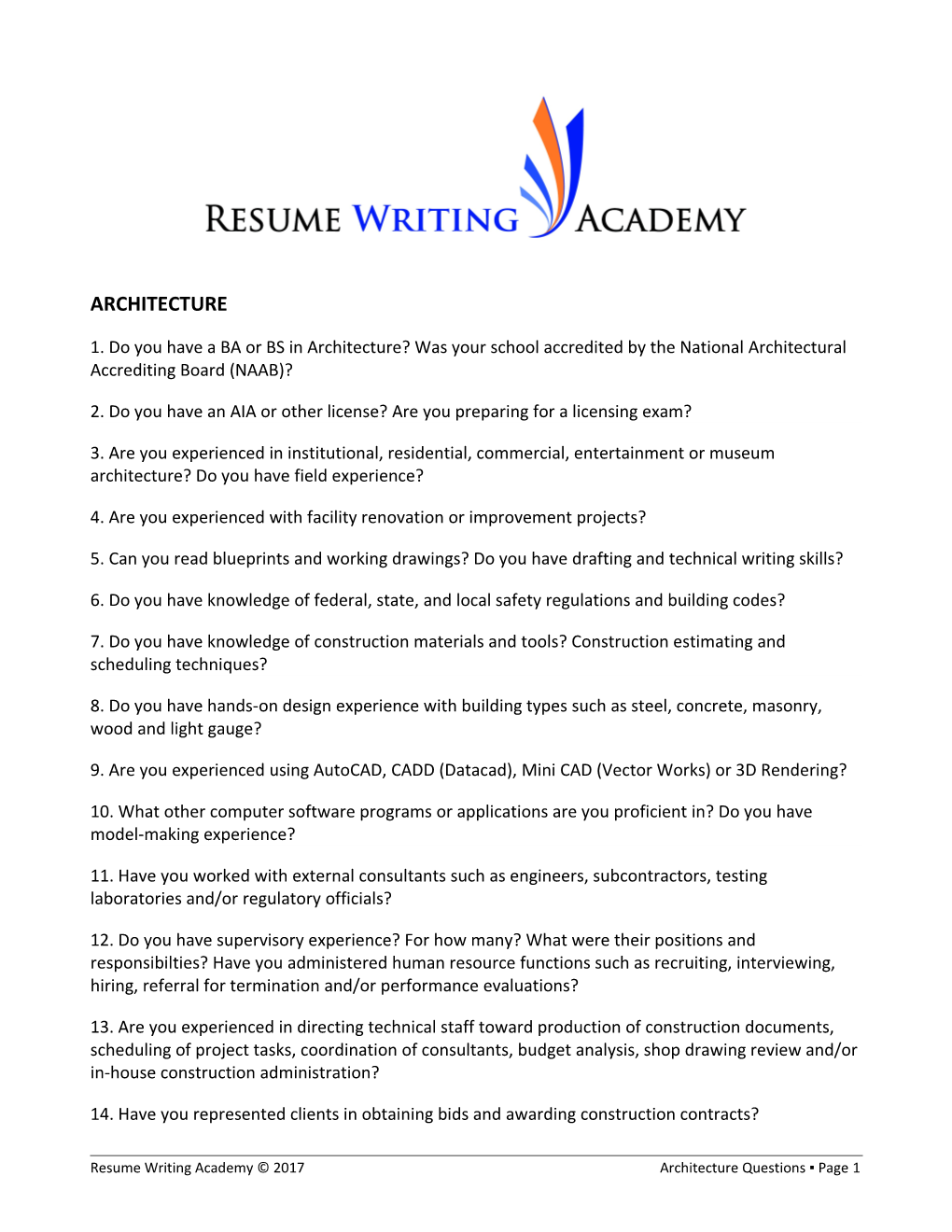 2. Do You Have an AIA Or Other License? Are You Preparing for a Licensing Exam?