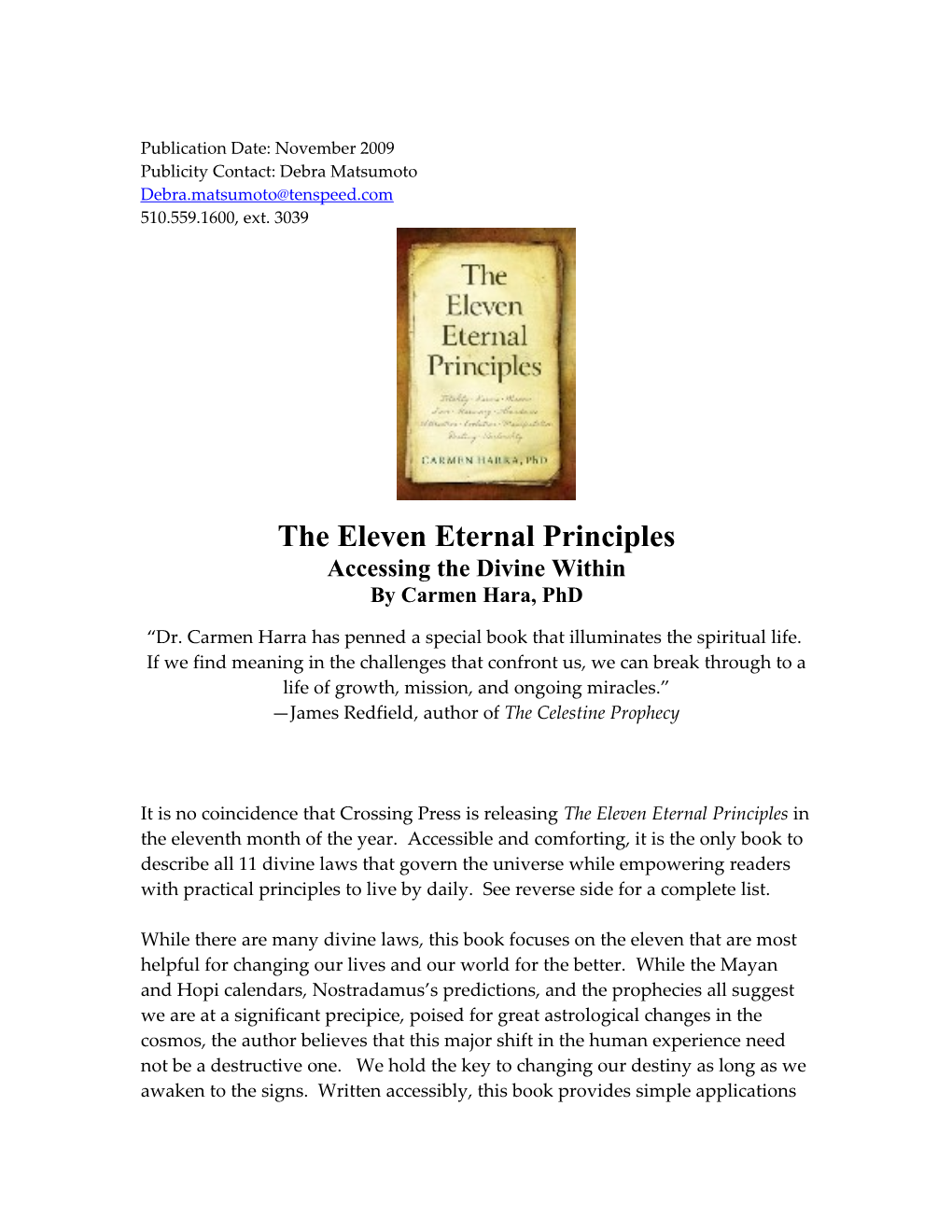 The Eleven Eternal Principles