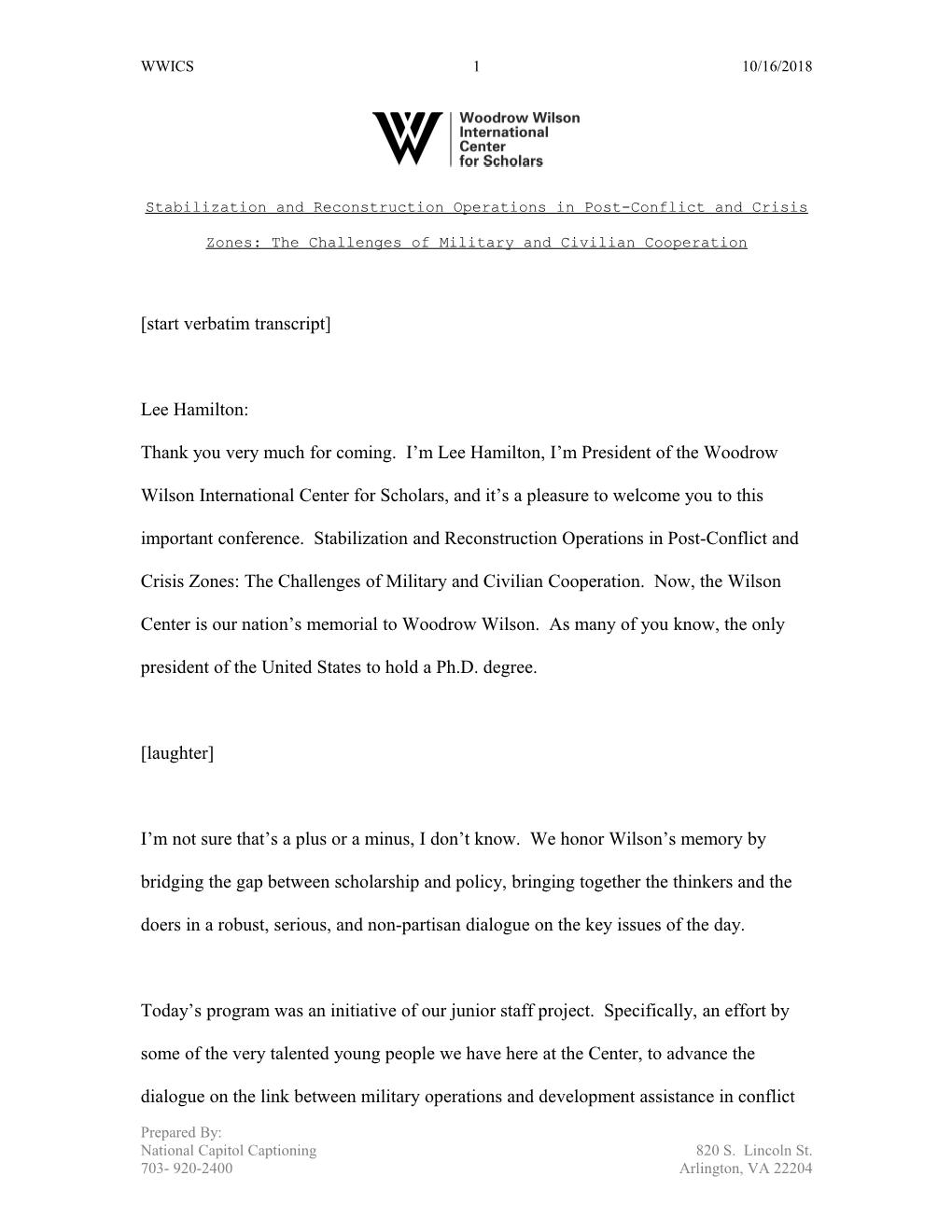 Stabilization and Reconstruction Operations in Post-Conflict and Crisis Zones: the Challenges