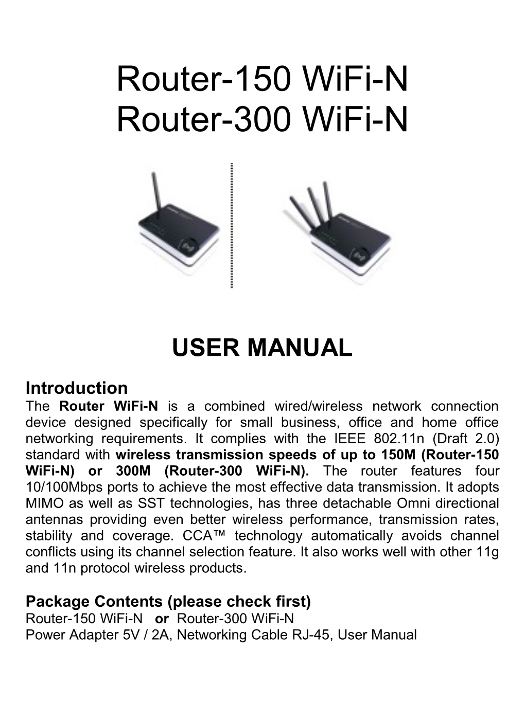 Wireless-N Broadband Router