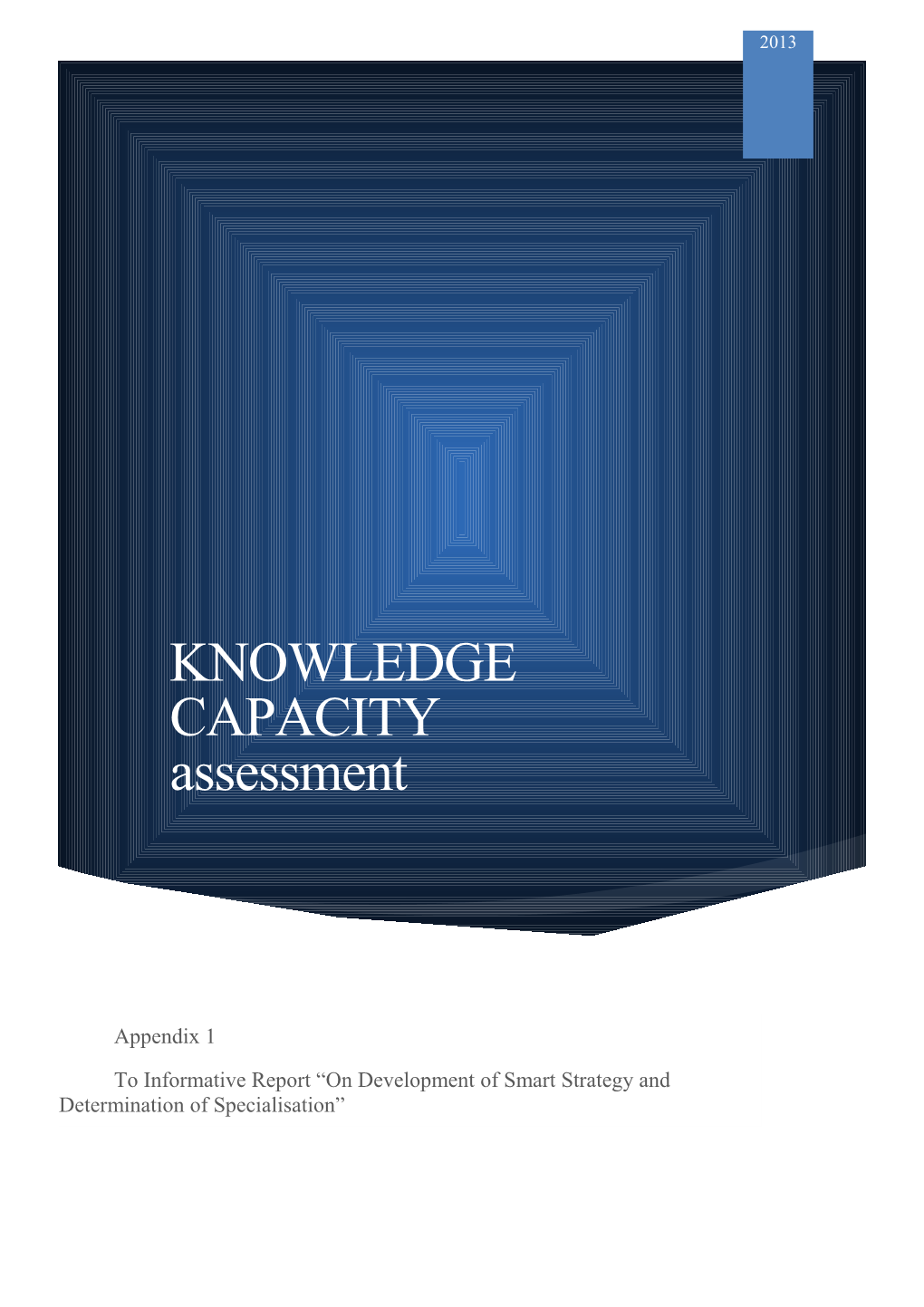 KNOWLEDGE CAPACITY Assessment