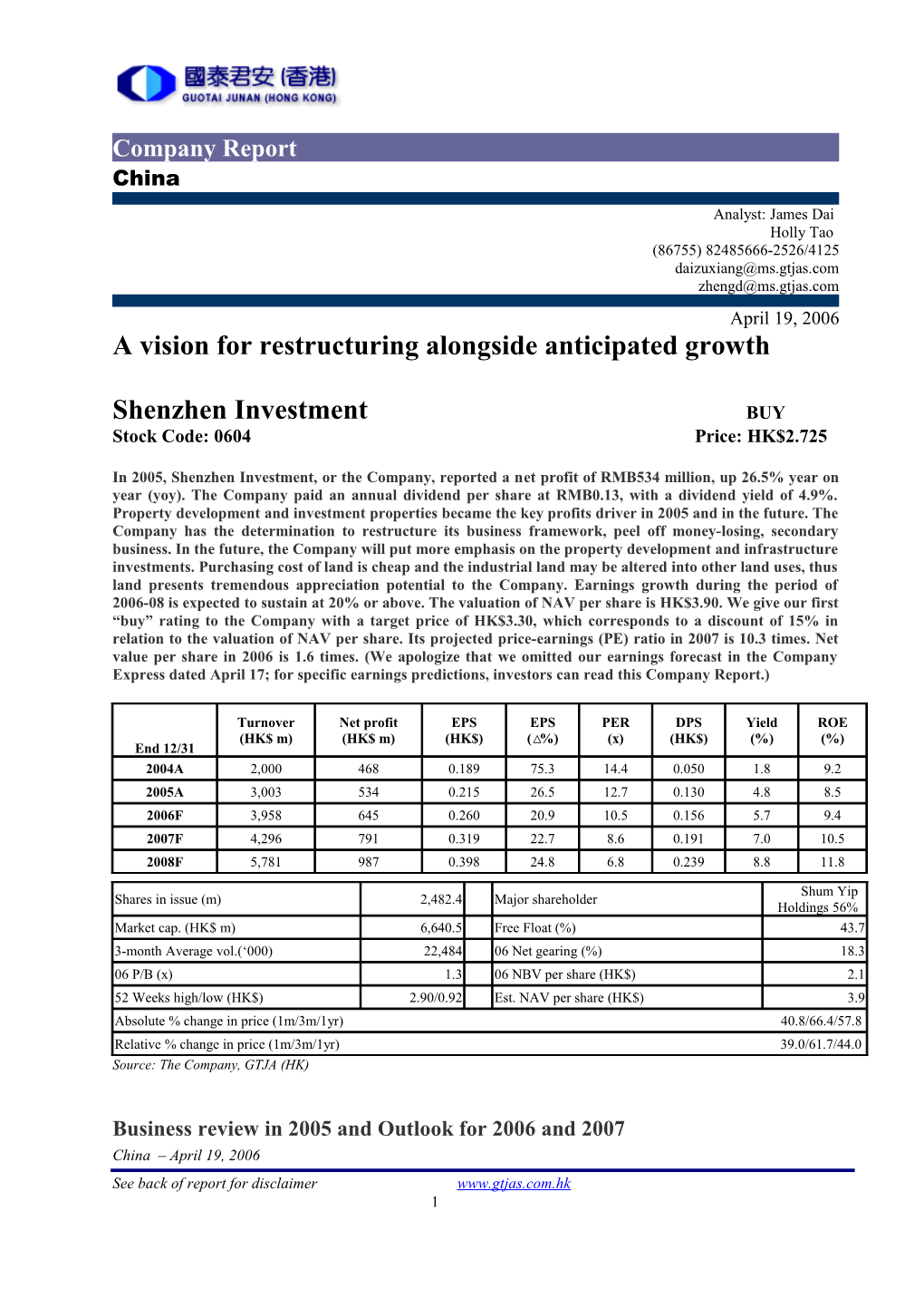 A Vision for Restructuring Alongside Anticipated Growth