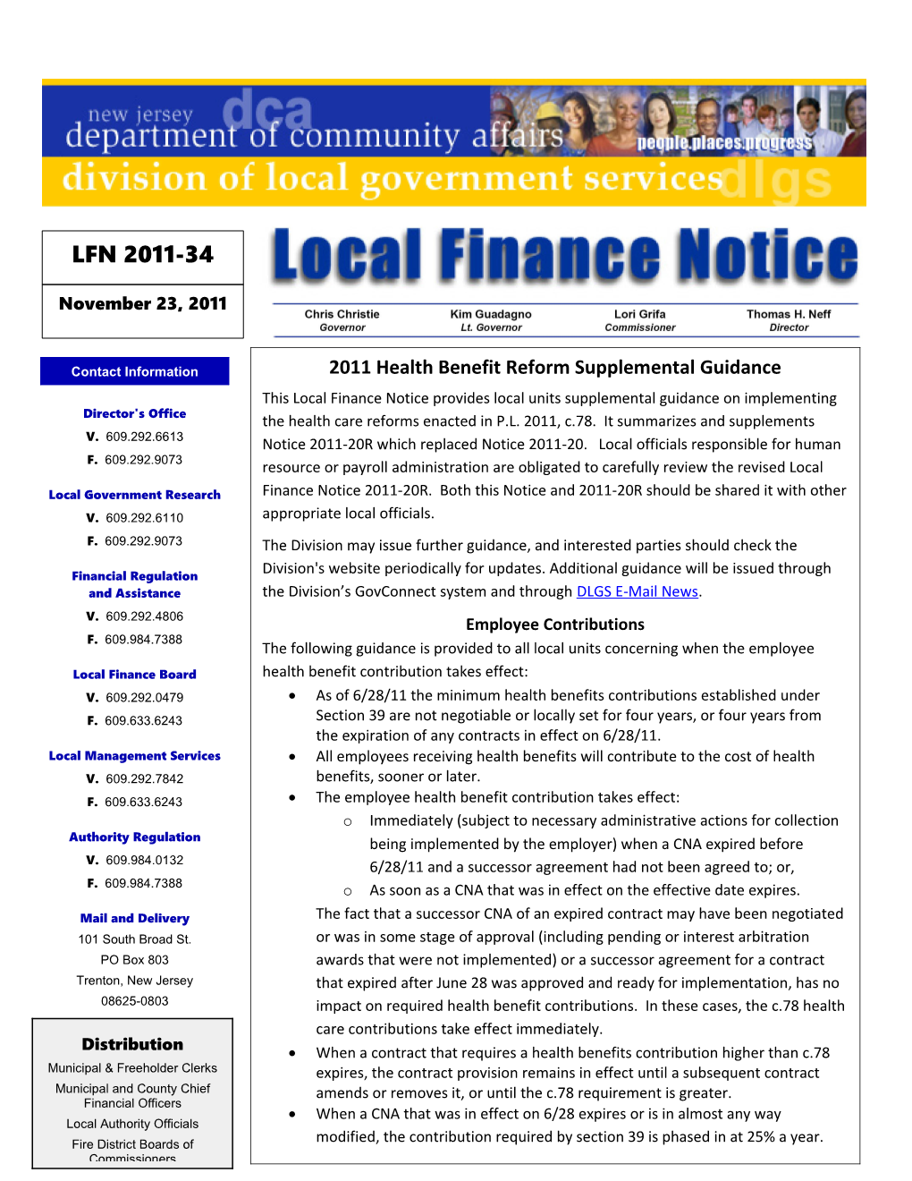 Local Finance Notice 2011-34November 23, 2011Page 1