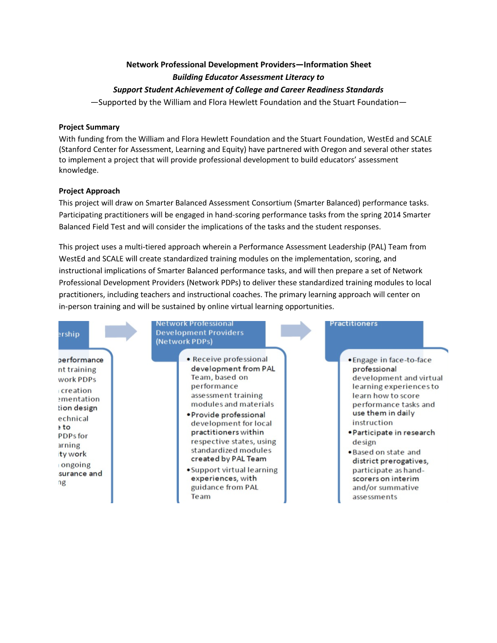 Network Professional Development Providers Information Sheet