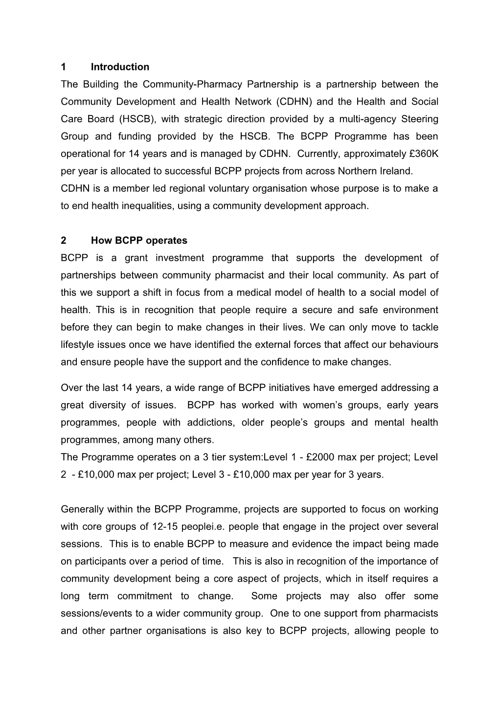 2How BCPP Operates