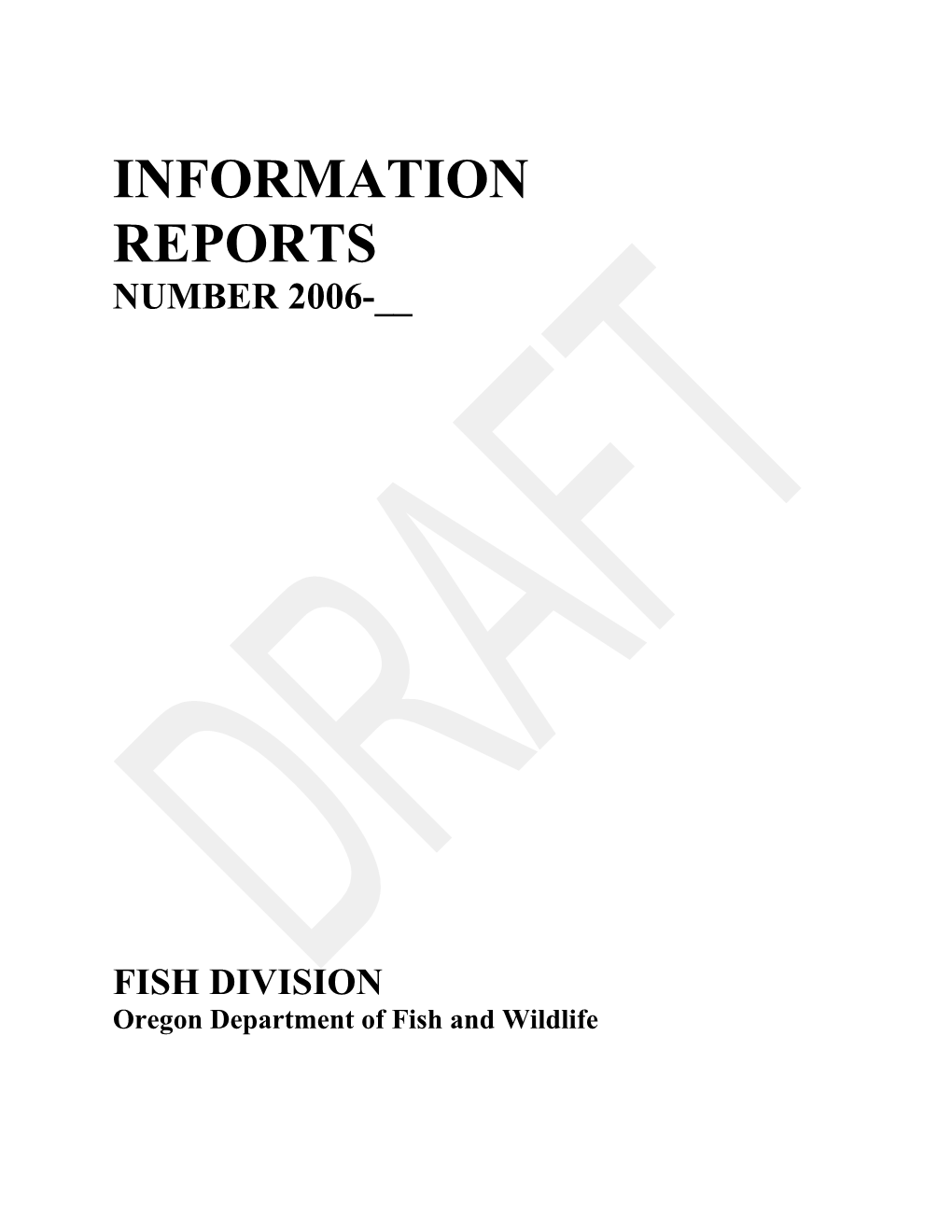 Populations of Chinook Salmon (Oncorhynchus Tshawytschs) in the Imnaha River of Northeast