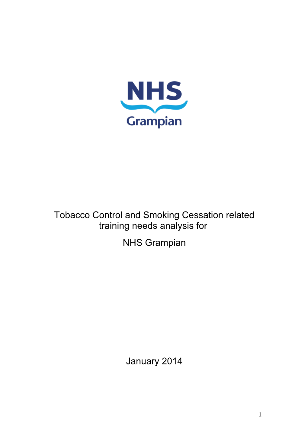 Tobacco Control and Smoking Cessation Related Training Needsanalysis For