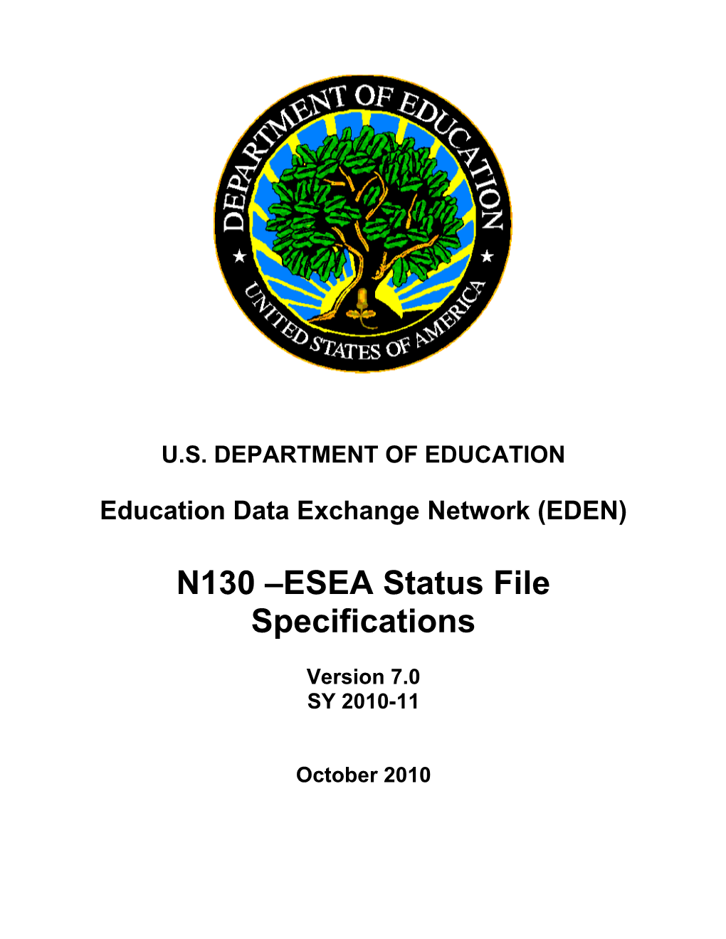 ESEA Status File Specifications