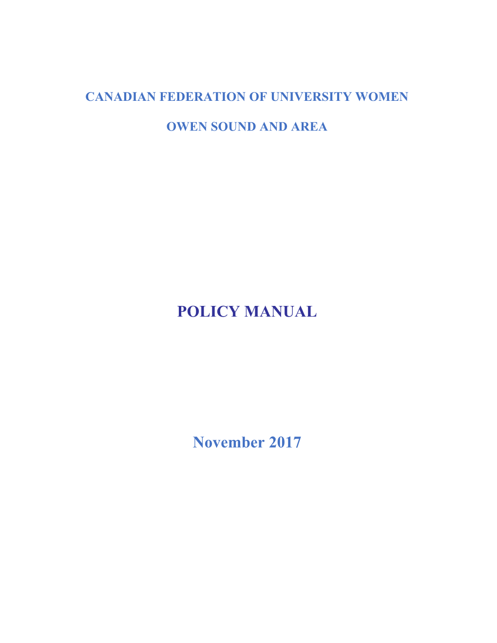 Canadian Federation of University Women