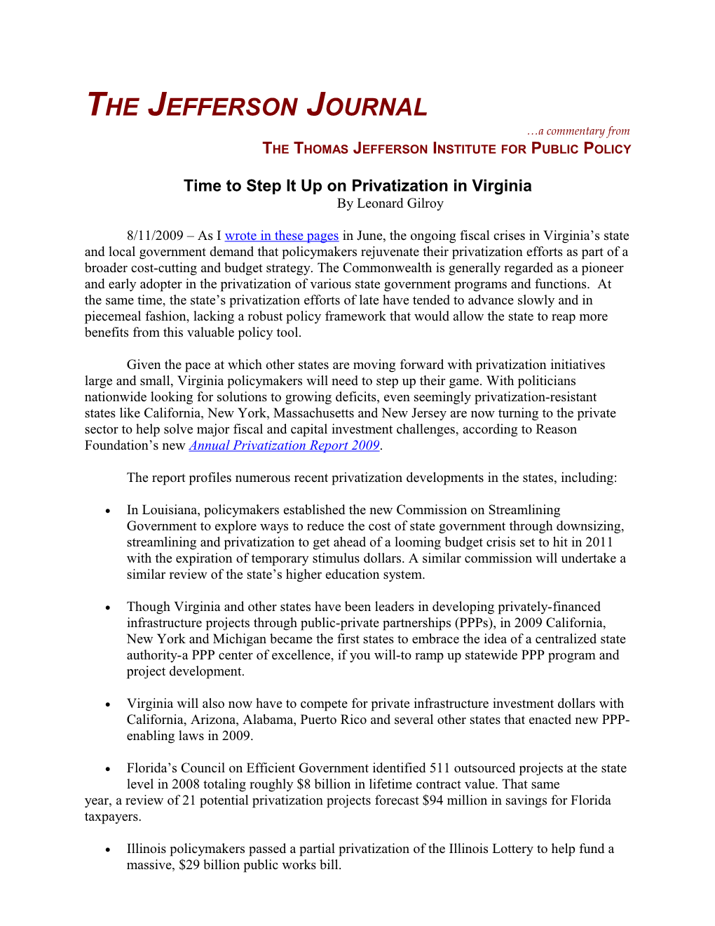 The Jefferson Journal