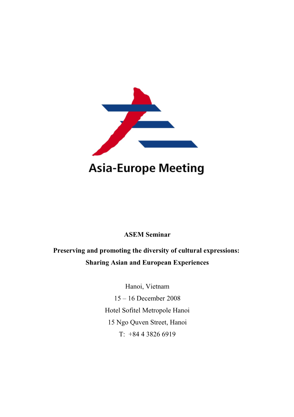 Draft Terms of Reference of the 2Nd ICT ASEM Senior Officials Meeting (SOM)