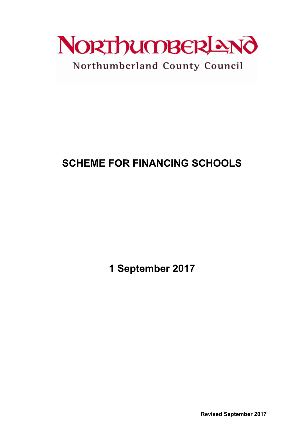 Scheme for Financing Schools