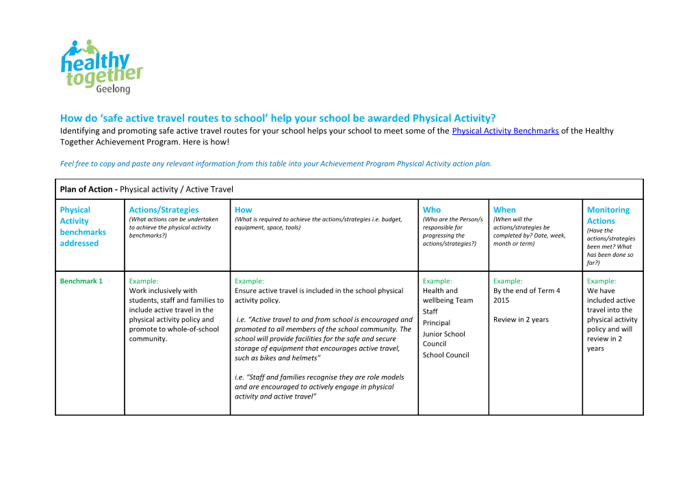 How Do Safe Active Travel Routes to School Help Your School Be Awarded Physical Activity?