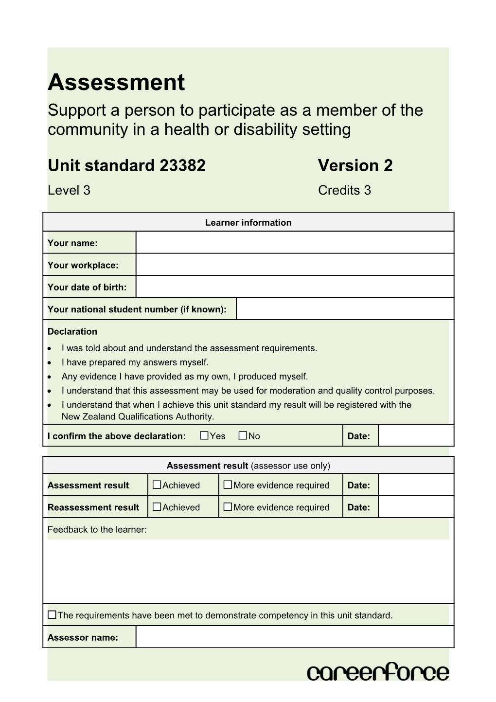 Support a Person to Participate As a Member of the Community in a Health Or Disability Setting