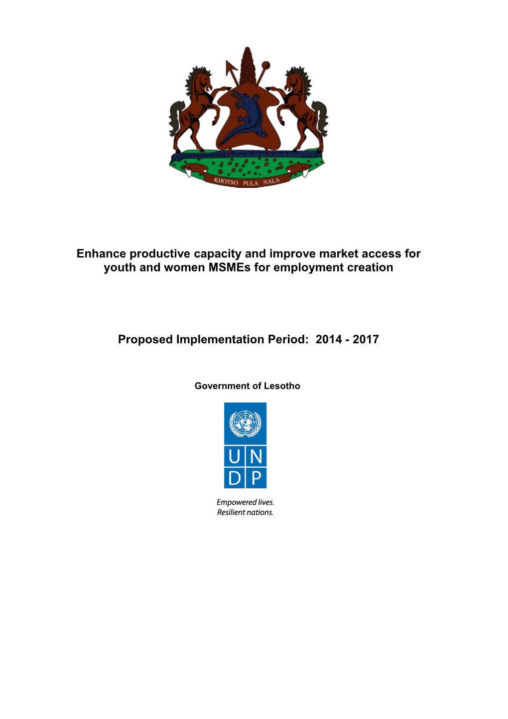 Youth and Women Employment Promotion Project