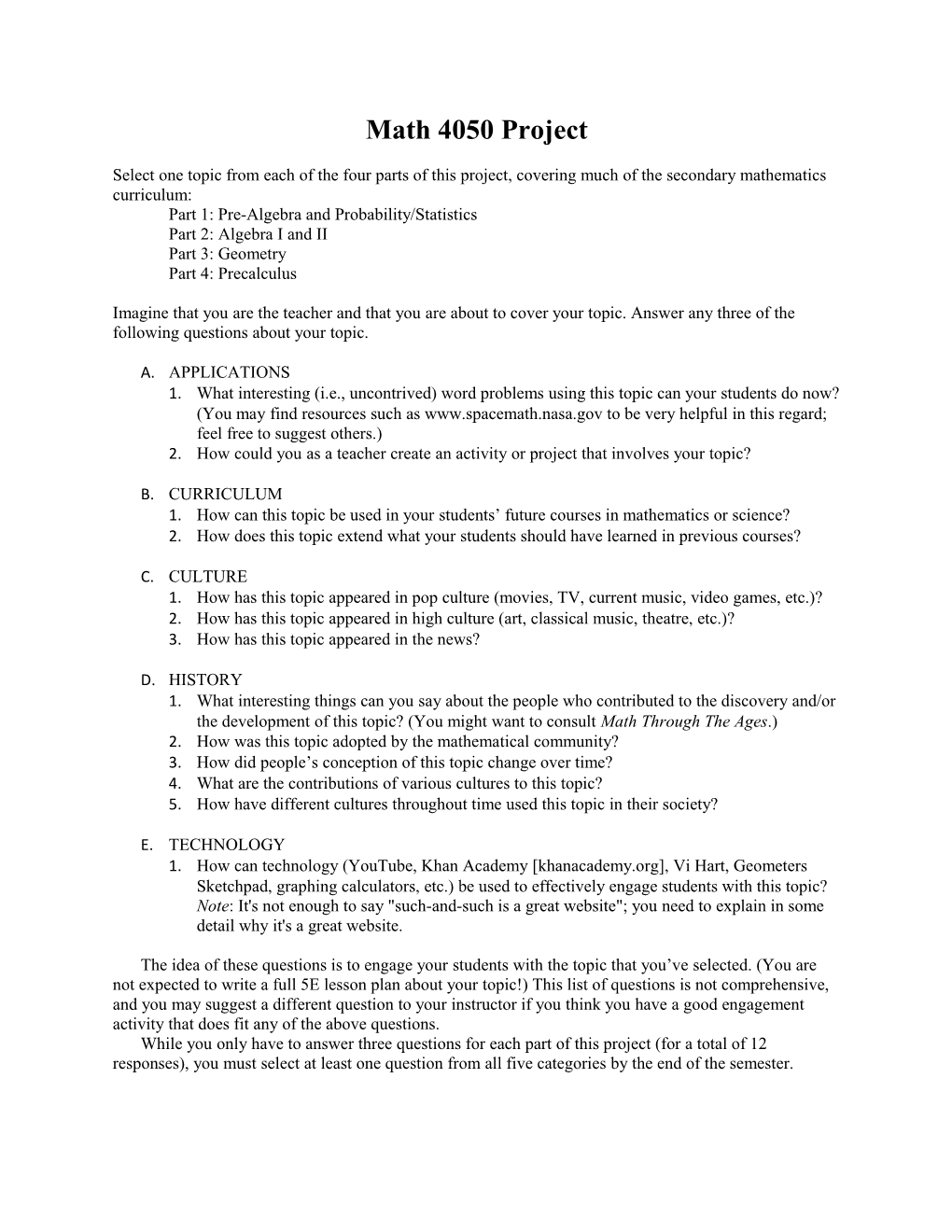 Part 1: Pre-Algebra and Probability/Statistics