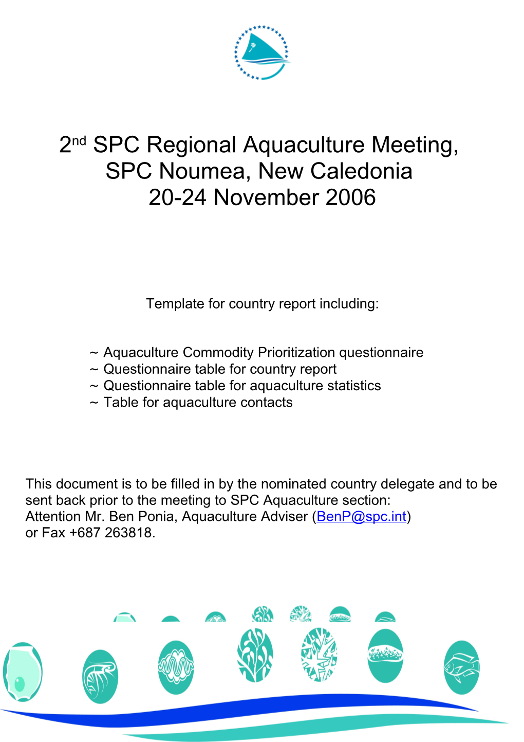 Aquaculture Commodity Prioritisation Questionnaire