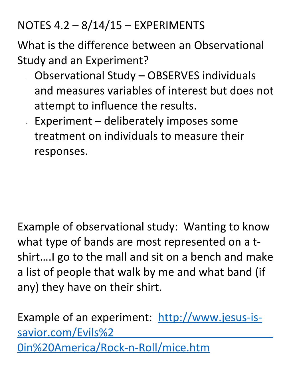 What Is the Difference Between an Observational Study and an Experiment?