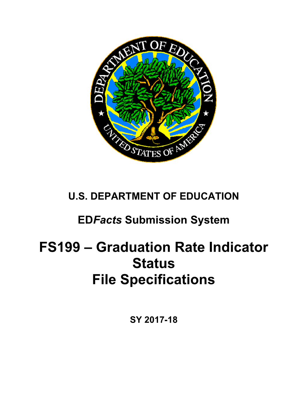 FS199 - Graduation Rate Indicator Status File Specifications (Msword)