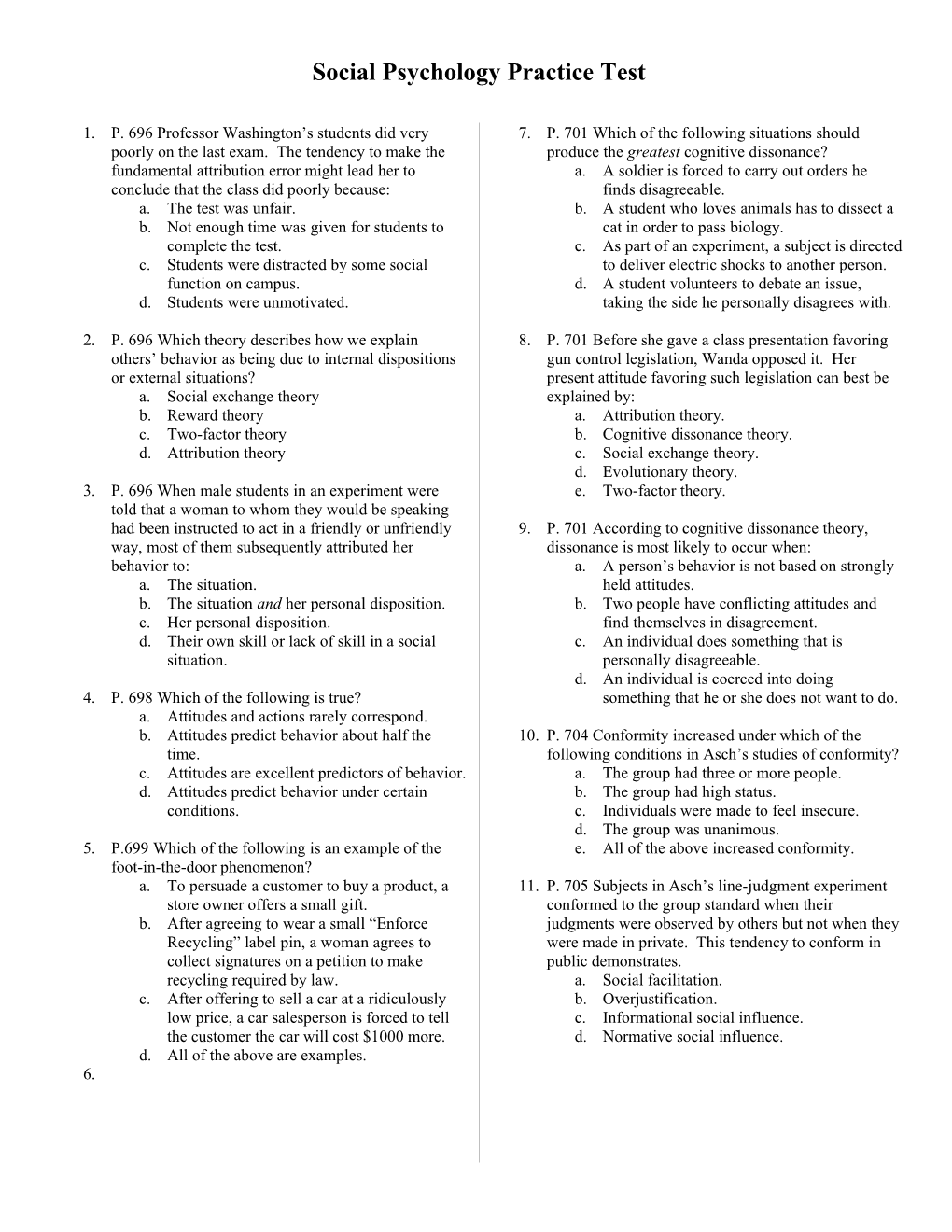 Prologue: the Story of Psychology Questions 1-12