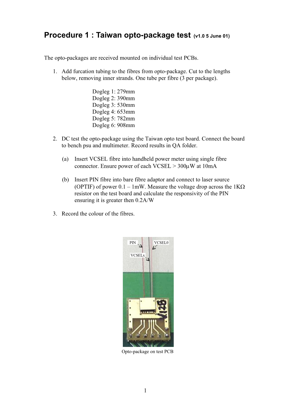 Assembly Procedure Module 0 Harnesses