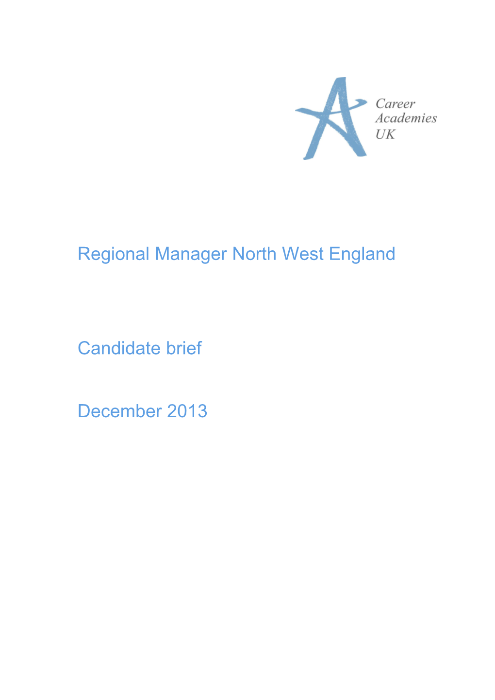 Regional Manager North West England