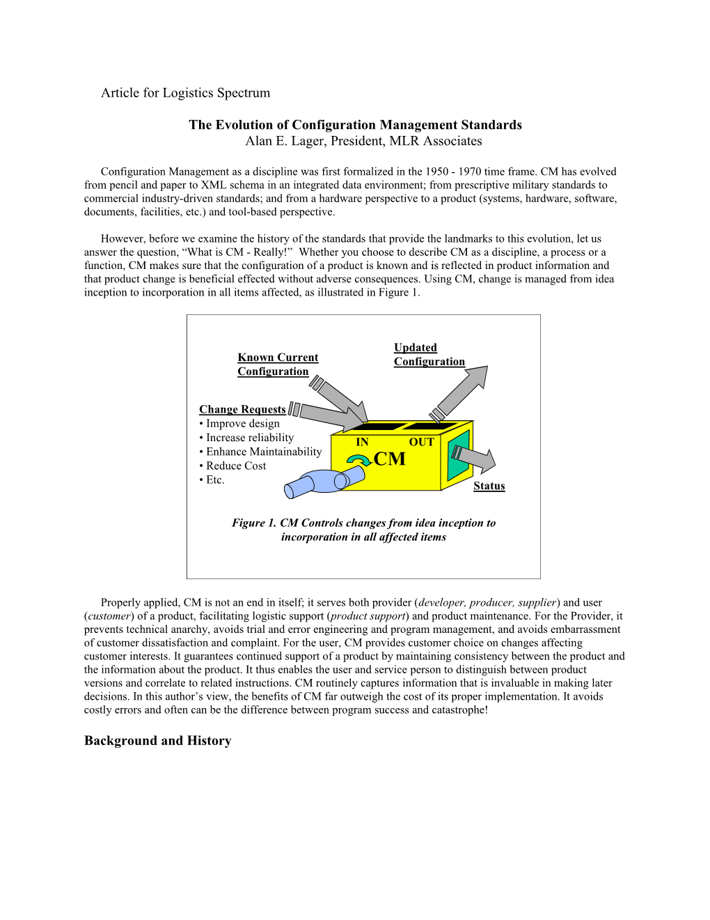 Article for Logistics Spectrum