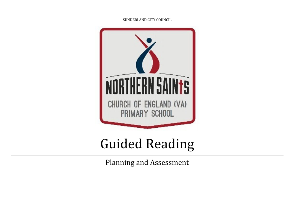 Guided Reading Planning and Assessment