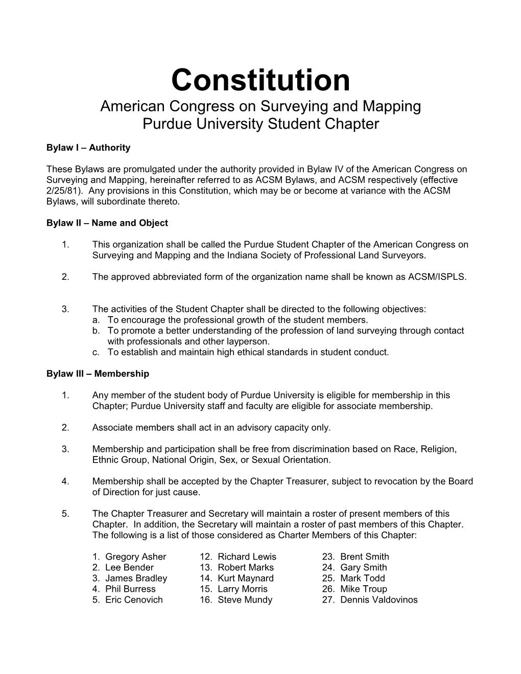 American Congress on Surveying and Mapping