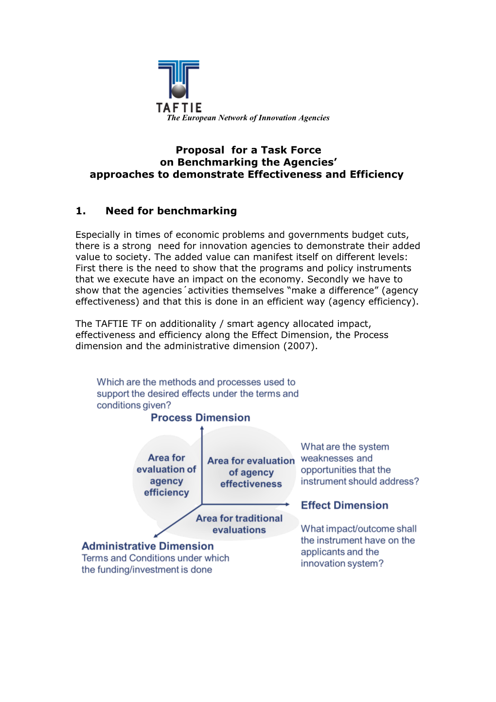 TAFTIE Statement on ERA Instruments (Draft)