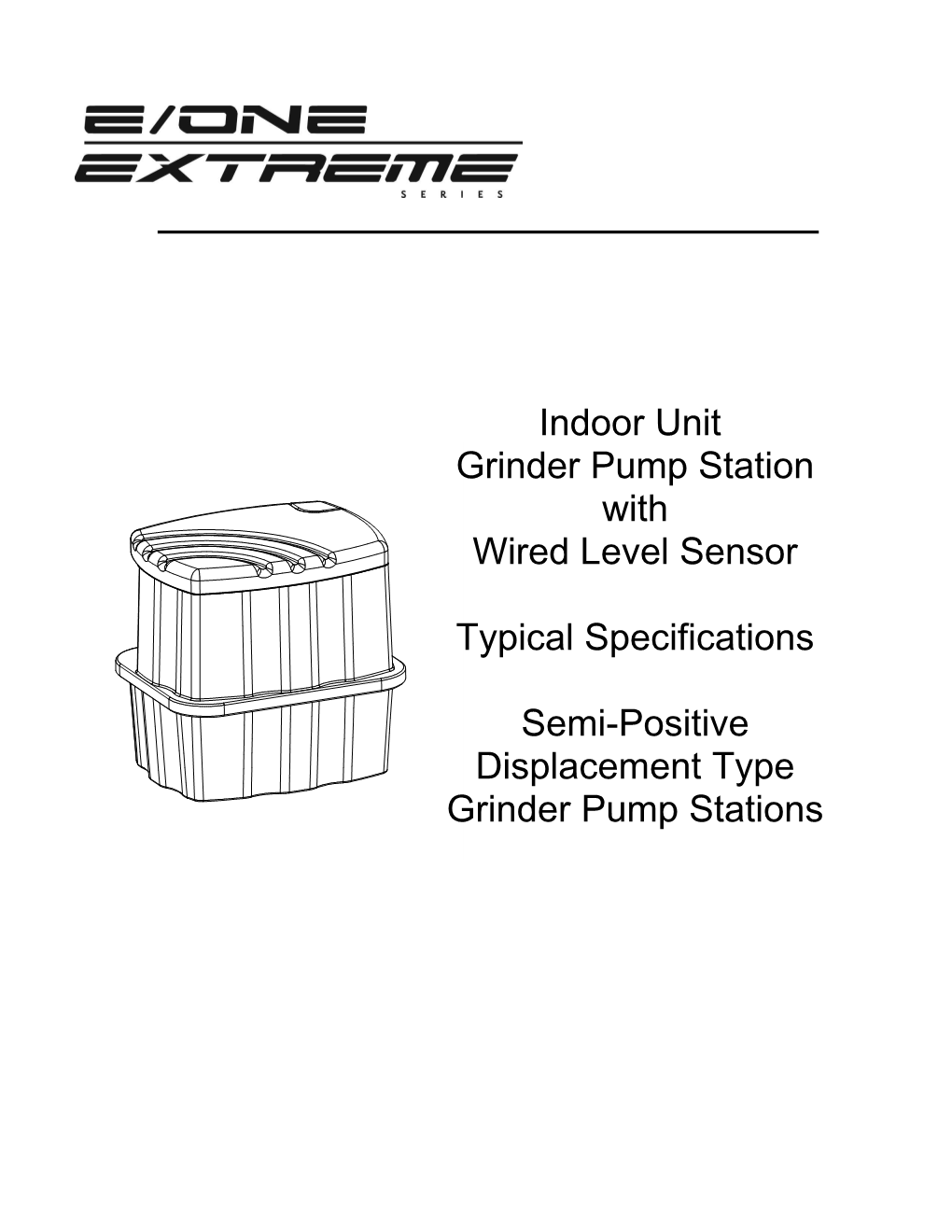 Section: Indoor Grinder Pump Stations
