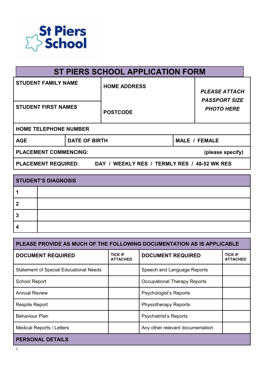 ST PIERS the Dedicated National Centre Delivering Eduation