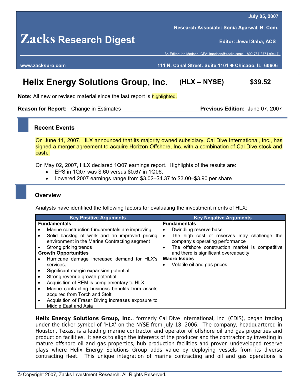 Zacks Investment Research Page 1