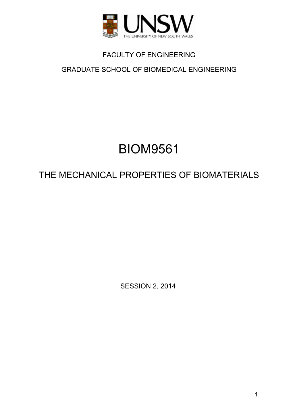 Graduate School of Biomedical Engineering