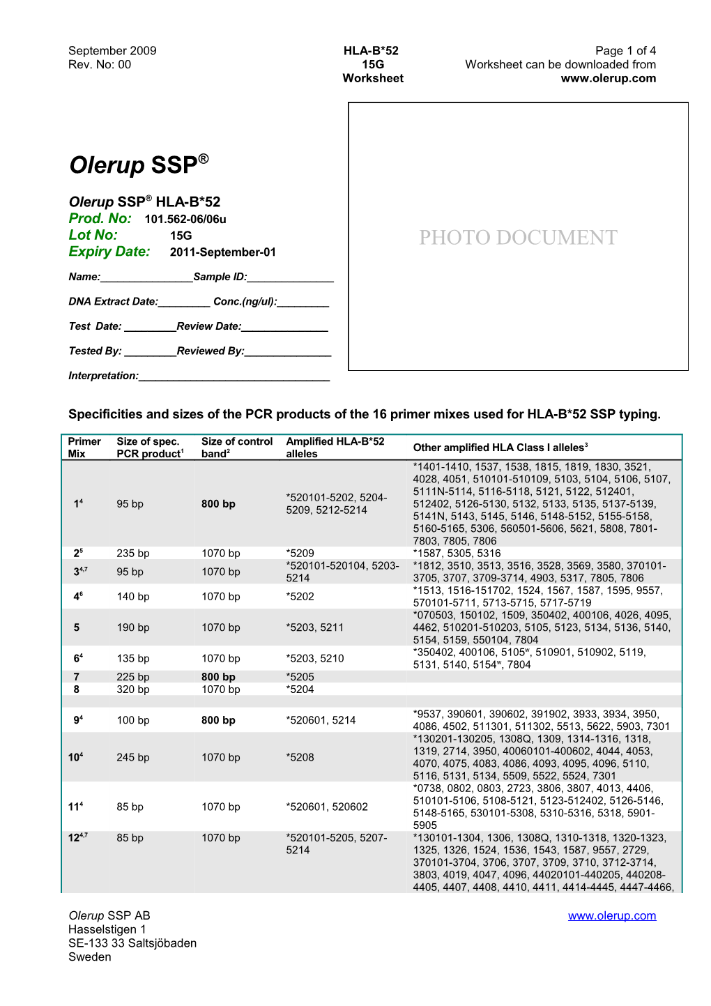 Rev. No: 0015Gworksheet Can Be Downloaded From