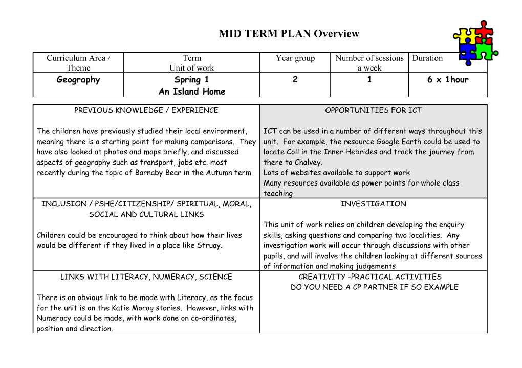 Science Lesson Plan