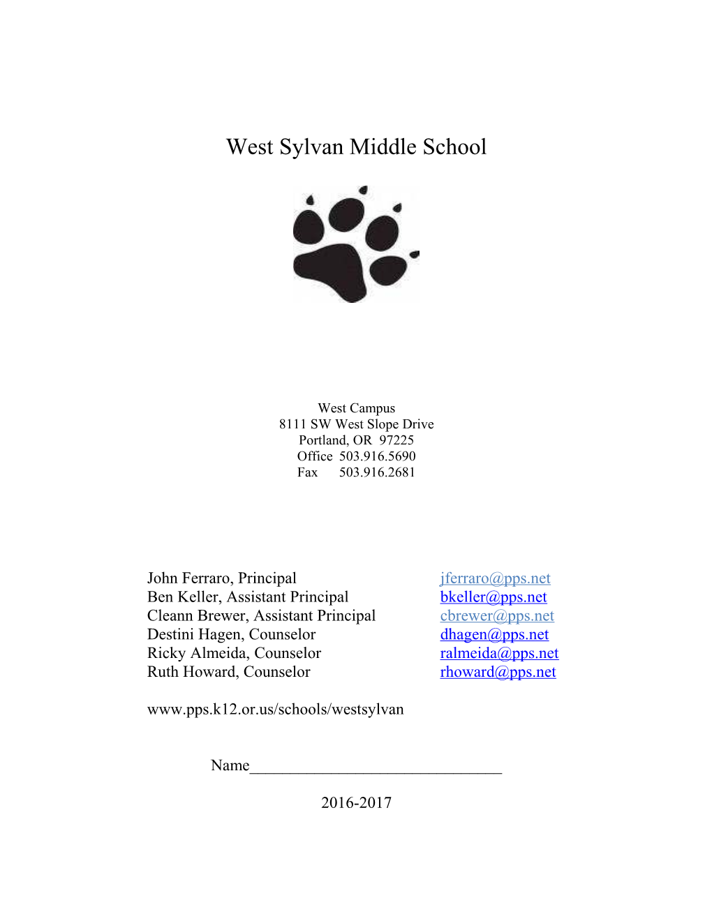 West Sylvan Middle School
