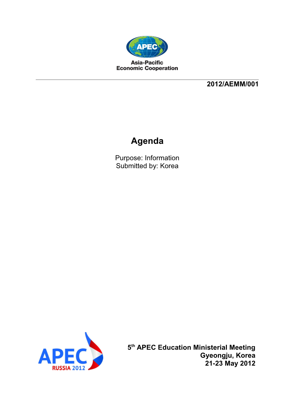 5Th APEC Education Ministerial Meeting