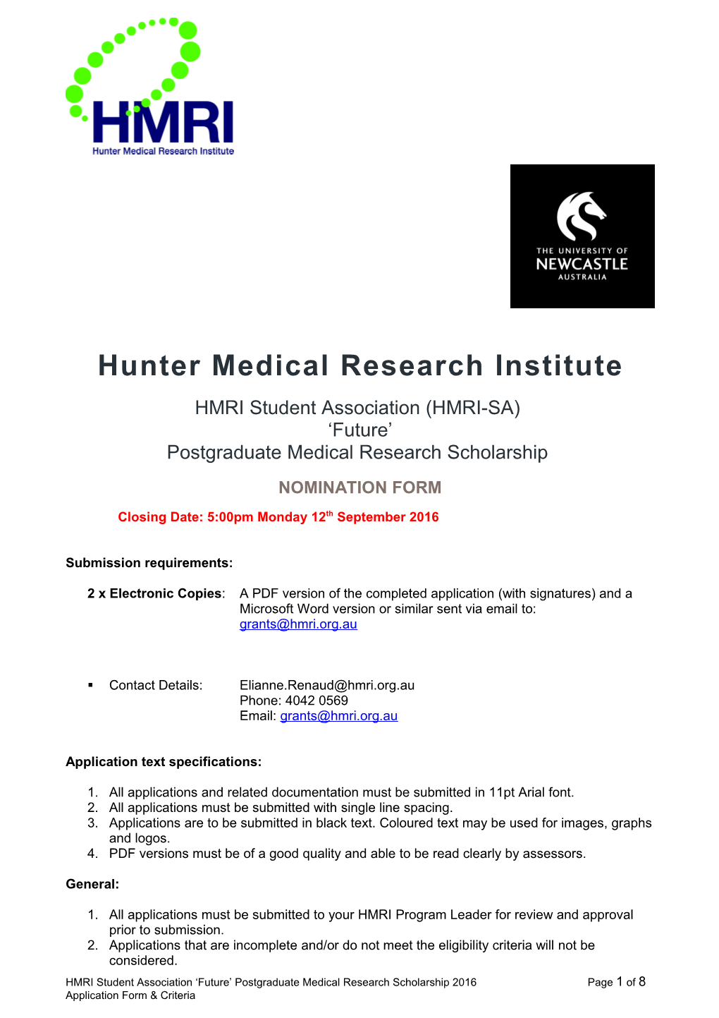 Hunter Medical Research Institute